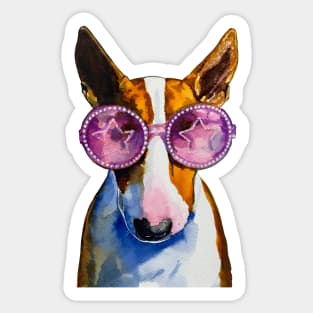 Rockstar Bull Terrier Sticker